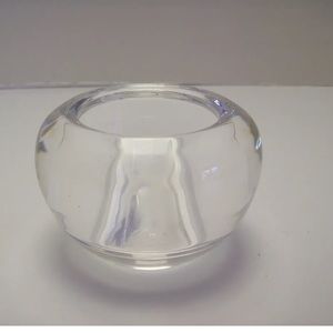 PartyLite Heavy‎ Clear Glass Tealight Votive 
Candle Holder